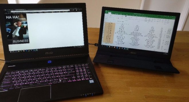 А почему не взять USBшные 15.6" мониторы