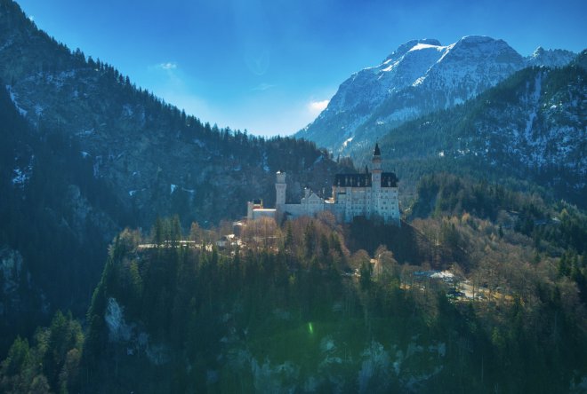 ,  ,  : Schloss Neuschwanstein.  ( ):