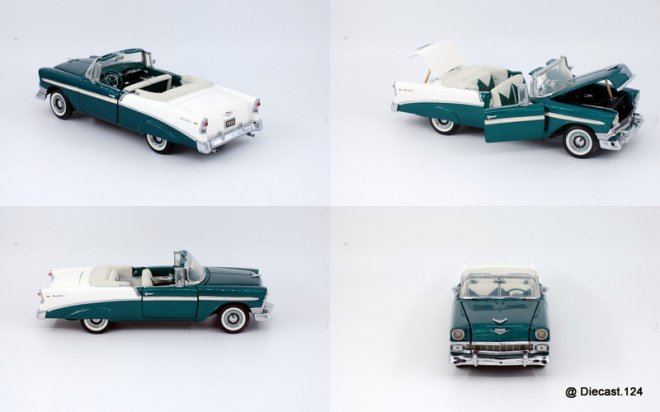 Chevrolet Bel Air Convertible (1956) - Franklin Mint - 1:24PS  ,       https://www.instagram