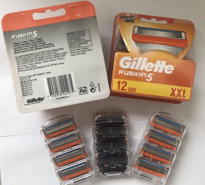 12   Gillette fusion5  900 . 100% ,   