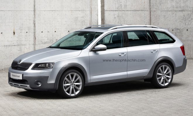   ,  ,  . : Skoda Octavia A7 Combi Scout 4x4:1