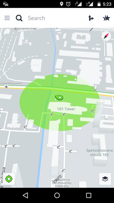 По совету коллеги, поставил себе Here.app (v