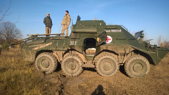"Бронированная санитарная машина "Святой Николай". Памятник коррупции, кривым рукам, и пустым головам" (с)